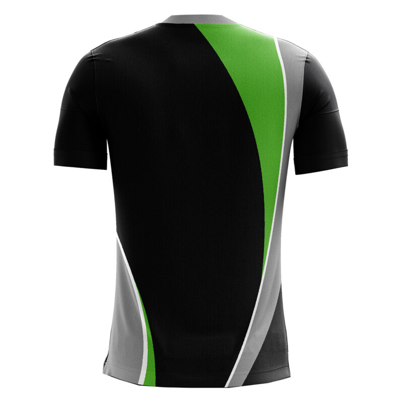 Sports Training Football Dry Fit Solid T Shirts for Adults – view 2