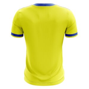 Badminton Polo Tshirt For Men | Custome Sports Clothing White Yellow & Blue Color