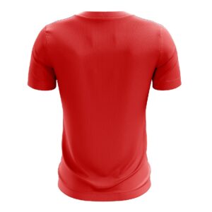 Mens Polo T Shirt for Men | Collared Badminton Sports Jersey - Red Color