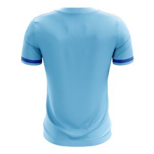 Badminton Polo Tshirts | Men's Regular Fit Polo Neck Sports Jersey - Sky Blue Color