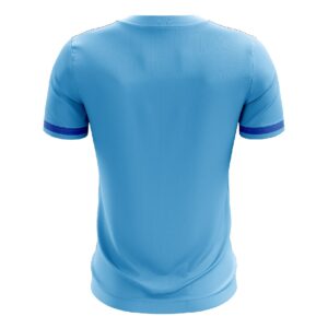 Polo Neck T Shirts for Men Light Blue | Badminton Sports T-Shirt