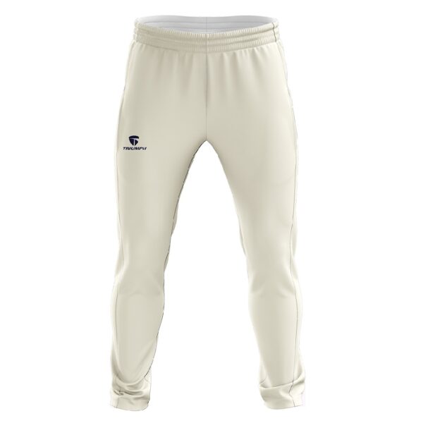 White Cricket Pant with Blue Printed | Men’s Cricket Clothing
