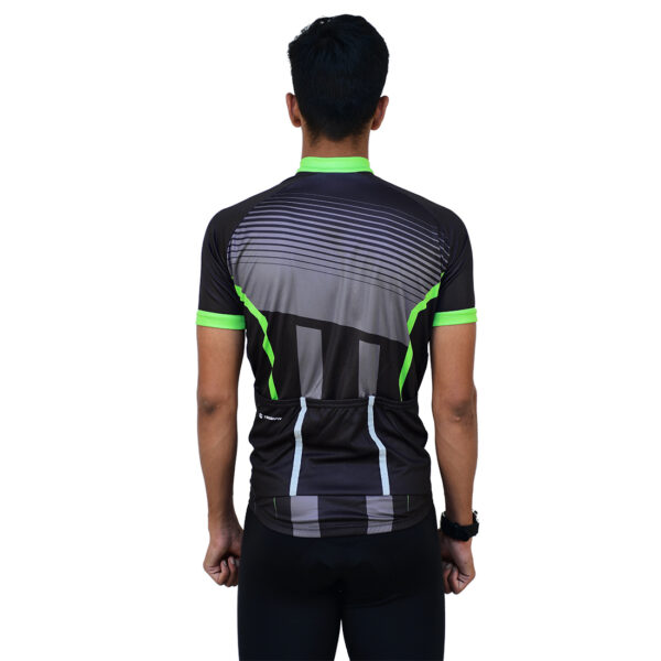 Cycling Team Jersey | Customize Jersey for Cyclist Black, Grey & Green Color
