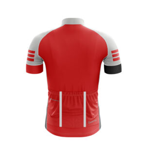 Mens Cycling Jersey | Bike Riding Tops Outdoor Cycling Clothing Grey & Red Color