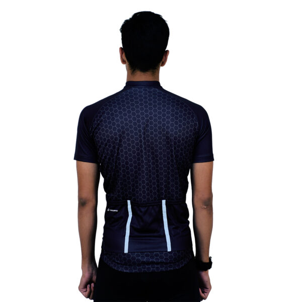 Custom Printed Mountain Bike Jersey for Man Black Color