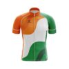 Men’s Full Print Bicycling Jersey Tri Color Cycling Jersey Indian Flag Color