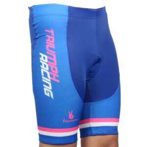 Men’s Cycling Shorts Padded Bicycle Riding Pants Bike Biking Clothes Cycle Wear Tights Blue Color