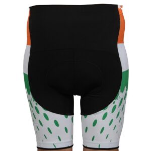 Mens / Womens Bike Shorts with 3D Padded, Custom Cycling Shorts Tri Color & Black