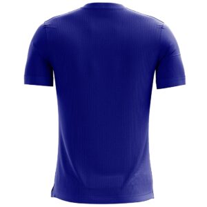 Yoga Gym Fitness Graphic T-shirt Blue Color