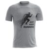 Workout T Shirts Short Sleeve Gym Bodybuilding Muscle Shirts Fitness Tee Tops Grey Color
