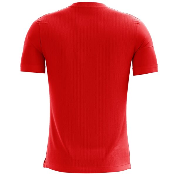 Men Workout Gym Bodybuilding Muscle T Shirts Red Color