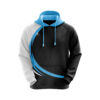 Men’s Customized Winter Hoodies for Boys Black, White & Blue Color