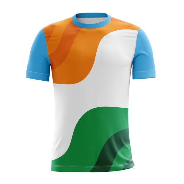 Indian Tricolor India T Shirts for Men & Boys Indian Tri Blue Color