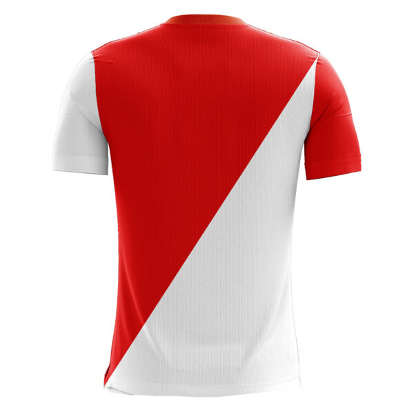 Custom Sublimated Kabaddi Jersey White & Red Color