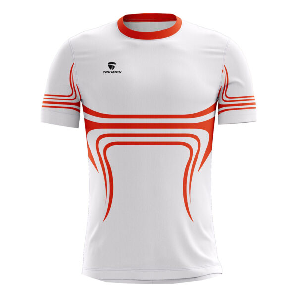 Kabaddi Team T-Shirts | Custom Sports Jersey White & Red Color