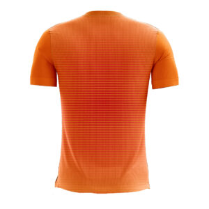 Kabaddi Jersey with Number and Name Printed Orange Color