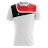 Men’s Regular Fit Sports Jersey for Pro Kabaddi White, Black & Red Color