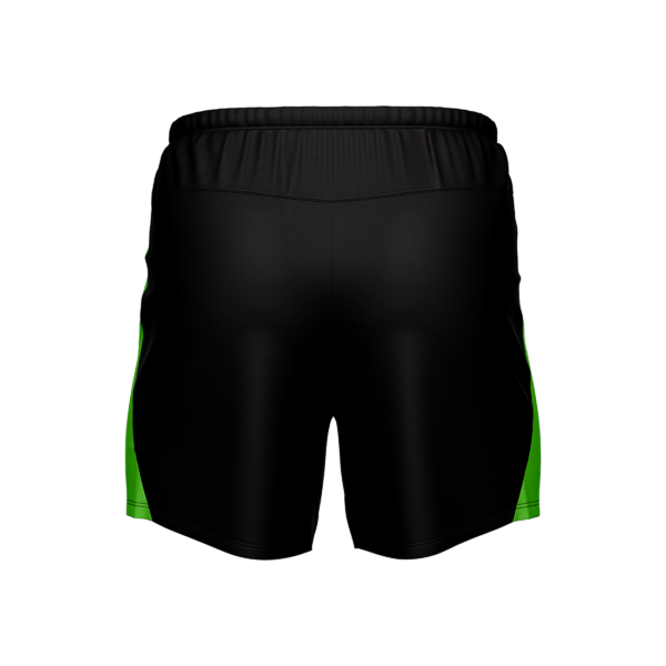 Men’s Light Weight Running Short Black & Green Color