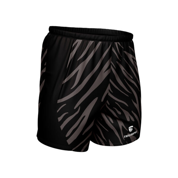 Men’s Athletic Running Shorts | Custom Sports Clothes - Black Printed