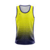 Tank Tops and Vests for Men | Sleeveless Singlet Yellow & Navy Blue Color