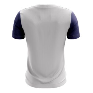 Men’s Polyester Half Sleeve Polo Neck T-Shirt for Table Tennis Grey Color