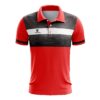 Polo Shirts for Men Short Sleeve Casual Collared Red T-Shirt Athletic Table Tennis Jersey