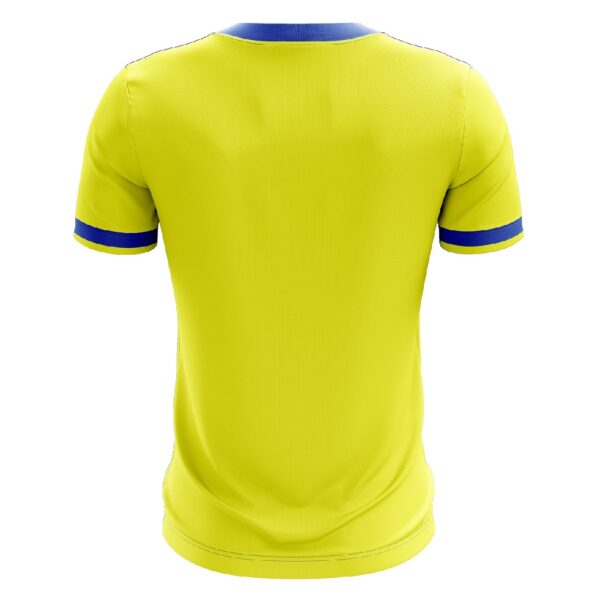 Table Tennis T-Shirt Short Sleeve Regular Fit Collared T Shirts for Players White Yellow & Blue