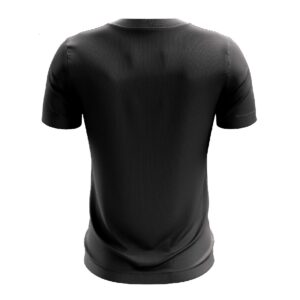 Table Tennis TShirts for Men Dry Fit Printed Collared Jersey Black Color