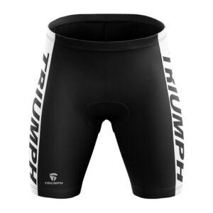 Men’s Padded Cycling Shorts Tights Gel Tech Padding Bicycle Road Biking Black & White Color