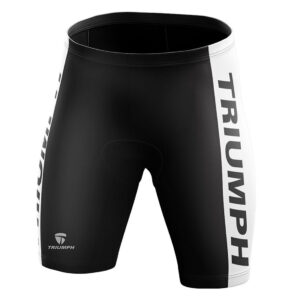 Men’s Padded Cycling Shorts Tights Gel Tech Padding Bicycle Road Biking Black & White Color