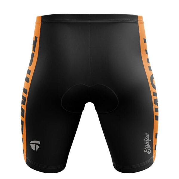 Men’s Cycling Shorts | Gel Tech Padded Bicycle Riding Shorts Black & Orange Color