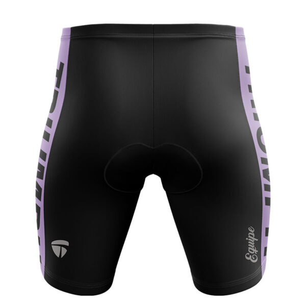 Padded Cycling Shorts | Bike Bicycle Pants Tights for Men Cyclist Black & Purple Color