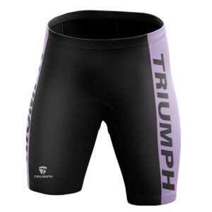 Padded Cycling Shorts | Bike Bicycle Pants Tights for Men Cyclist Black & Purple Color