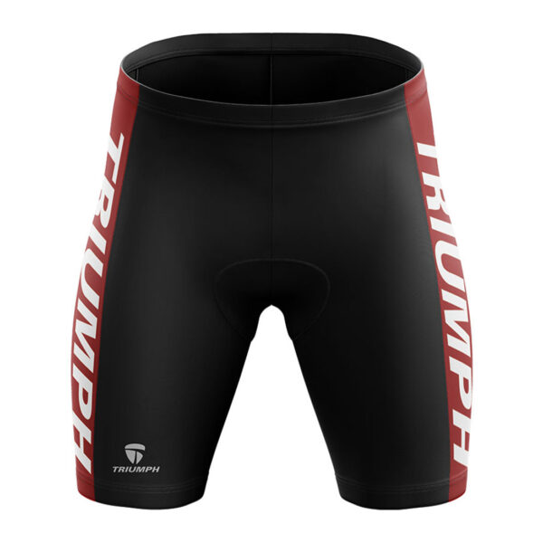 Road Bike Long Ride Padded Cycling Shorts | Cyclist Clothes Black & Red Color