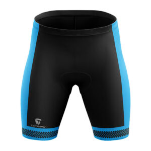 Gel Tech Padded Cycling Half Pant | Men Cycling Clothes Black & Blue Color