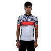 Cycling Team Jersey for Men White, Red & Black Color