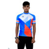 Mountain Bike Jersey | Unisex Custom Bicycle Jersey White, Blue & Red Color