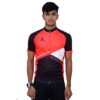 Men’s Cycling Jersey Red | Customised Cycling Wear Black, Red & White Color