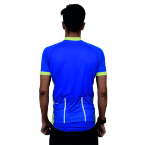 Professional Cycling Jersey for Men | Sports Clothing White, Blue & Green Color