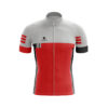 Mens Cycling Jersey | Bike Riding Tops Outdoor Cycling Clothing Grey & Red Color