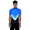 Sublimated Lightweight Cycling Jersey for Men Black, Blue & White Color