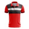 Men’s Performance Golf Short Sleeve Polo Shirt Tshirt Club Jersey Red