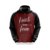 Men’s Polyester Printed Hoodies | Custom Hoodies Maroon Black Color