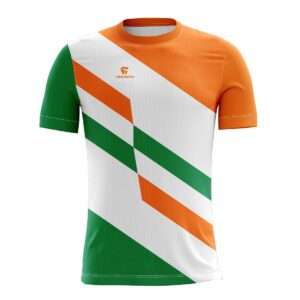 Mens 15Th August Round Neck Casual Tshirt Indian Tri Color