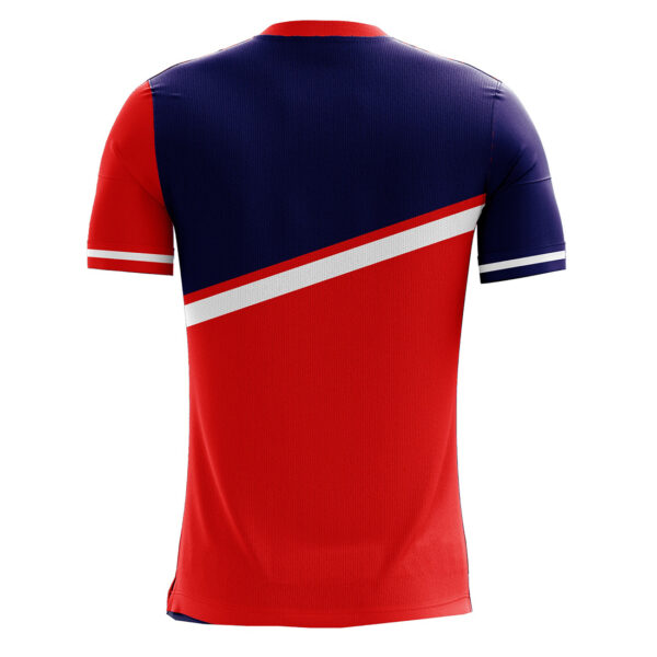 Professional Kabaddi Jersey for Men Red & Blue Color