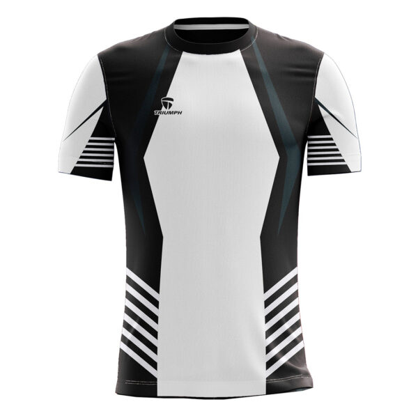 Kabaddi Jersey for Boy | Men Sports Tshirts White & Black Color