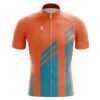 Cycling Bike Jersey dry fit Cycling | Men Cycling Bike Polyester Jerseys Orange & Blue Color