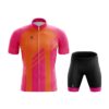 Men’s Cycling Clothing | Cycling Jerseys Padded Shorts Pink & Orange Color