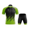 Men’s Cycling Clothes | Personalised Cycling Jerseys & Shorts Green & Black Color