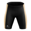 Cycling Shorts | Gel Tech Padded Shorts for Men Quick-Dry Bicycle Half Pants Black & Golden Color